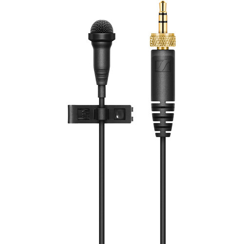 Sennheiser ME 2 Omnidirectional Lavalier Microphone with Locking 3.5mm Connector (Black) (ME 2)