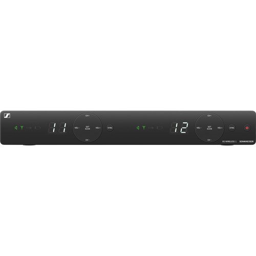 Sennheiser EM-XSW 1 DUAL-A Dual-Channel Stationary Receiver with Internal Antennas (A: 548 to 572 MHz) (EM-XSW 1 DUAL-A) Sennheiser EM-XSW 1 DUAL-A Dual-Channel Stationary Receiver with Internal Antennas (A: 548 to 572 MHz) (EM-XSW 1 DUAL-A)