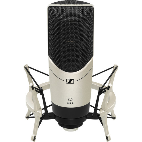 Sennheiser MK4 SET Large-Diaphragm Cardioid Condenser Microphone with Shockmount (MK4 SET)  Sennheiser MK4 SET Large-Diaphragm Cardioid Condenser Microphone with Shockmount (MK4 SET)