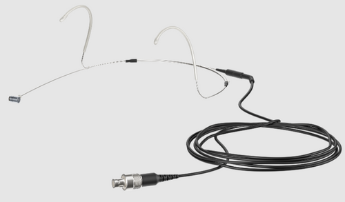 Sennheiser Headmic 4 SB 3-Pin Headset Microphone (Silver, 3-Pin LEMO Connector) (Headmic 4 SB 3-Pin)