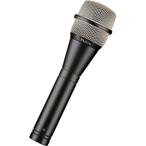 Electro-Voice PL80A Handheld Supercardioid Dynamic Microphone (Black with Silver Grille) (PL80A) Electro-Voice PL80A Handheld Supercardioid Dynamic Microphone (Black with Silver Grille) (PL80A)