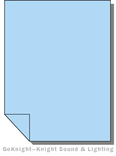 Lee Filters Lighting Gel Sheet 283 1.5 CT Blue (Lee 283)