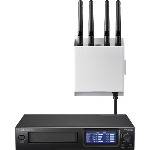 Audio-Technica ATW-R1440 System 20 PRO 4-Channel Digital Wireless Microphone Receiver (2.4 GHz) (ATW-R1440)