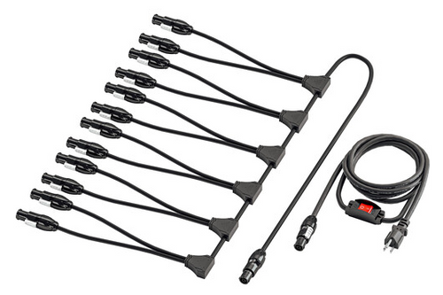 Quasar P12NT Twelve-Bank Power Adapter (Type B) (P12NT)