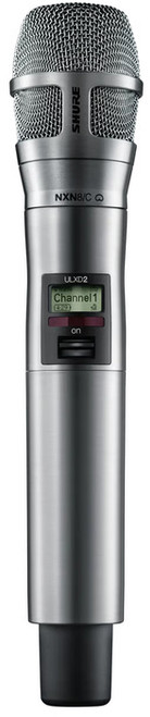 Shure ULXD2/N8CN Handheld Transmitter with Nexadyne 8/C Cardioid Microphone, Nickel (ULXD2/N8CN=-G50-) Shure ULXD2/N8CN Handheld Transmitter with Nexadyne 8/C Cardioid Microphone, Nickel (ULXD2/N8CN=-G50-)