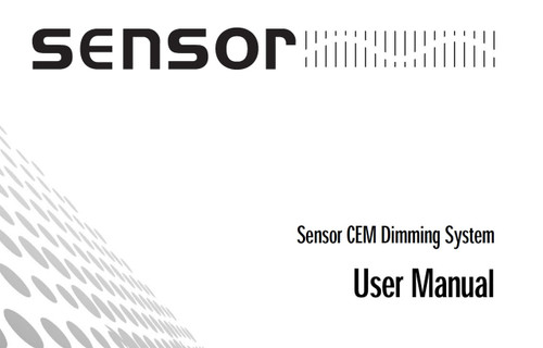 ETC Sensor CEM Dimming System User Manual ETC Sensor CEM Dimming System User Manual