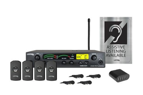 Listen Technologies LP-4VP-072-01 Assistive Listening DSP Value Package (72 MHz) (LP-4VP-072-01)