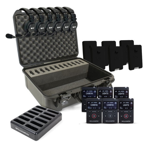 Williams Sound DW SYS2ACM-00 6-Person Digi-Wave Advanced Comm System (DW SYS2ACM-00)