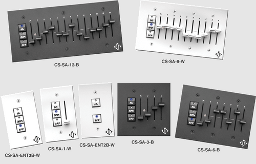 JSI CS-SA-1 1 Gang, Single Channel Manual Control with on, Preset, and off (Black) (CS-SA-1-Black)