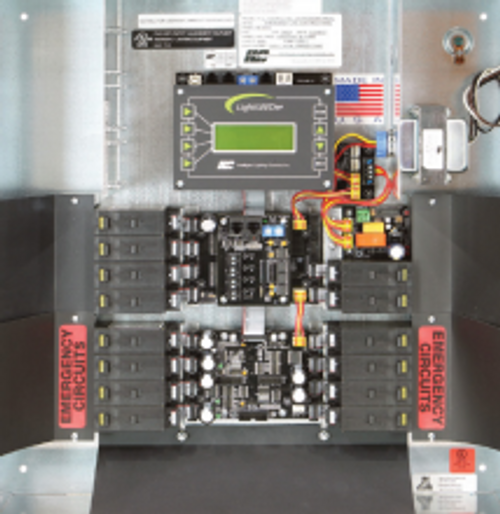 ILC LL56-EM-347 LightLEEDer Panel - Capacity for 56 R40-1 Relays - Emergency UL924 Rated - 120/347VAC (LL56-EM-347)