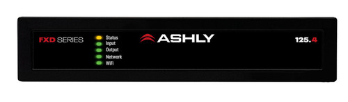 Ashly FXD125.4 Compact 4-Channel Power Amp with Dante & DSP (FXD125.4)