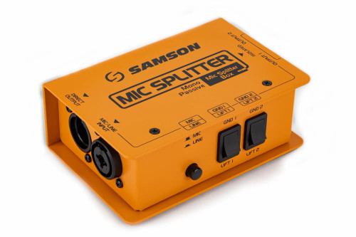 Samson SAMICSPLITT Mic Splitter Signal Splitter Box (SAMICSPLITT)