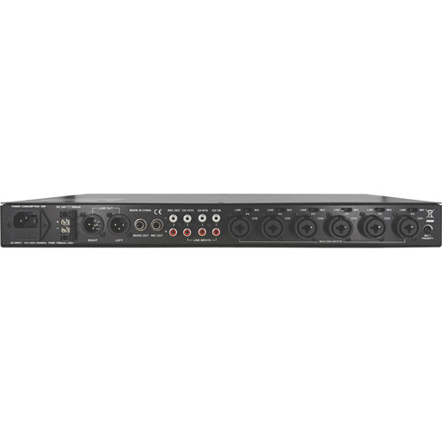 CAD Audio MX12S-U 12 Channel Stereo Mixer - 1U Rack Mount (MX12S-U)