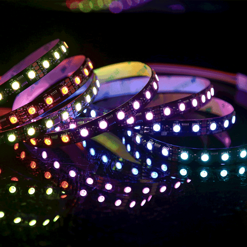 City Theatrical 21051 Eluxtra™ 16 Bit XL Pixel LED Strip Light - RGB + 3000 - 72/m - Black Finish - 12 VDC - 5m Reel (21051)