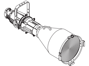 ETC 405-1M Source Four 5° Fixture, White with NEMA L5-15P (Dimmer Doubler Twist Lock) (405-1M)