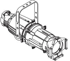 ETC 436-1M Source Four 36° Fixture, White with NEMA L5-15P (Dimmer Doubler twist lock) (436-1M)