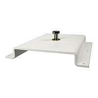 The Light Source LM8X8W Screw Down Floor Mount Stand, White (LM8X8W)