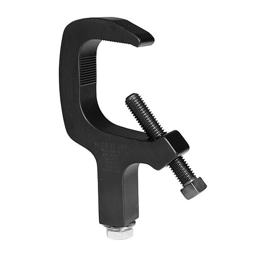 The Light Source MAB-SS Mega-Clamp with 3/8" Bottom Bolt, Stainless Steel Hardware, Black Anodized (MAB-SS)