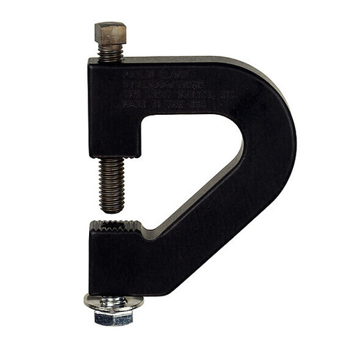 The Light Source PCM3/8-HD Purlin Clamp Purlin Clamp 3/8-16 Fasteners 1.0" Thk, Black, Mill (PCM3/8-HD)