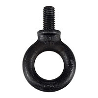 The Light Source EB.375-16X.75-AZB 3/8-16 x 3/4 Long Shoulder Eye Bolt, Black Zinc (EB.375-16X.75-AZB)