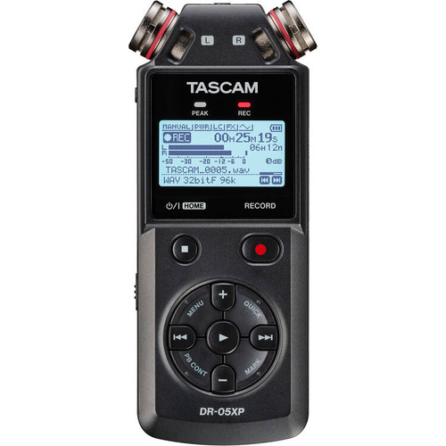Tascam DR-05XP 2-Channel 32-Bit Float Portable Audio Recorder (DR-05XP)