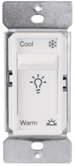 ILC WBSD-010-CCT-W Slide Dimmer - 0-10V Dimming - Color Tuning - White (WBSD-010-CCT-W)