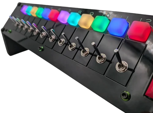 NuDelta LCX12T LogiCue XLR 12 Channel Controller Toggle Switch (LCX12T)