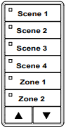 ILC LSG3-GY-4/2-SMZD-BT LightSync G3, Gray, 4 Scene / 2 Zone Scene MZD Switch Station, Bluetooth (LSG3-GY-4/2-SMZD-BT)