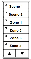 ILC LSG3-RD-2/4-SMZD LightSync G3 Switch, Red, 2 Scene / 4 Multi-Zone-Dim (LSG3-RD-2/4-SMZD)