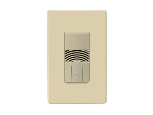 Cooper Lighting OSW-D-010-LA Wall Switch Sensor, Dual Tech, Line Voltage, 0-10V Dimming, Light Almond (OSW-D-010-LA)