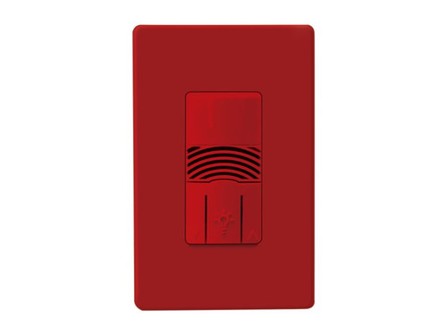 Cooper Lighting OSW-D-010-R Wall Switch Sensor, Dual Tech, Occupancy, Line Voltage, 0-10V Dimming, Red (ILC-OSW-D-010-R)