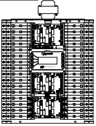 ILC LLLCDRI-32-347 LightLEEDer LCD GR2400 Retrofit Insert, Capacity for 32 R40-1 Relays, Non Addressable (No Door Included) 120/347VAC (LLLCDRI-32-347)
