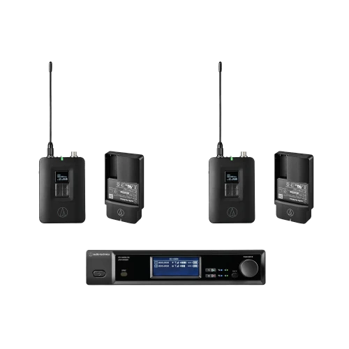 Audio-Technica ATW-D50-DRX-2B 2-Channel Body-Pack System (ATW-D50-DRX-2B)