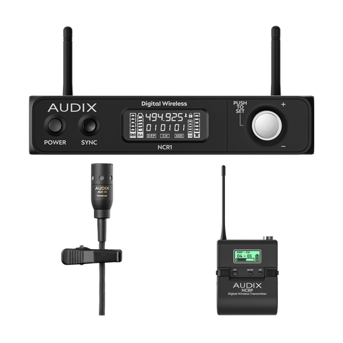 Audix NCBX10 Wireless BP Lavalier System 494-542 MHz W / ADX10 (NCBX10)