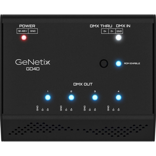 ChamSys GENETIXDINDMX GeNetix DIN 4 Port DMX Splitter (GENETIXDINDMX)