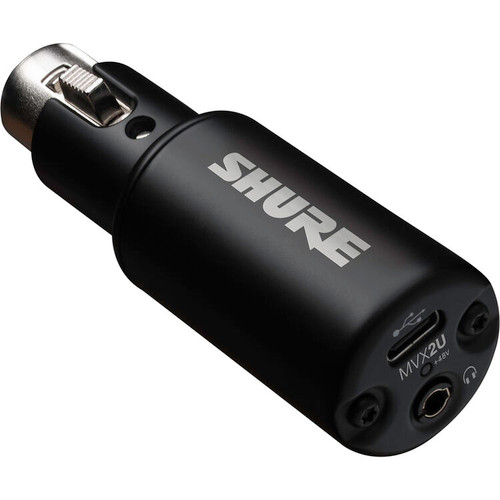 Shure MVX2UG2 Gen 2 XLR to USB-C Audio Interface (MVX2UG2)