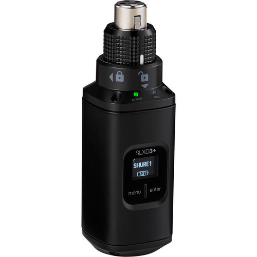 Shure SLXD3+=-G57 Digital Wireless Plug-On Transmitter (G57: 470 to 608 MHz) (SLXD3+=-G57)