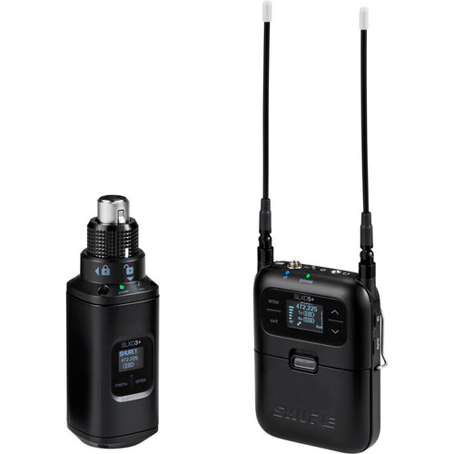 Shure SLXD35+-G57 Digital Camera-Mount Wireless Plug-On Transmitter System (G57: 470 to 608 MHz) (SLXD35+-G57)