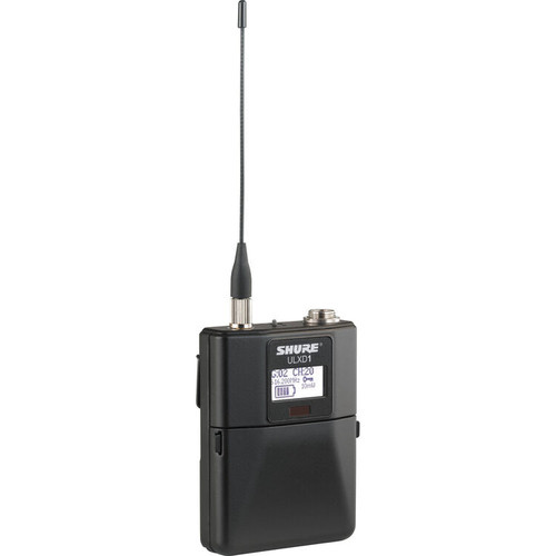 Shure ULXD1=-G57 Digital Wireless Bodypack Transmitter with TA4M (G57: 470 to 608 MHz) (ULXD1=-G57)
