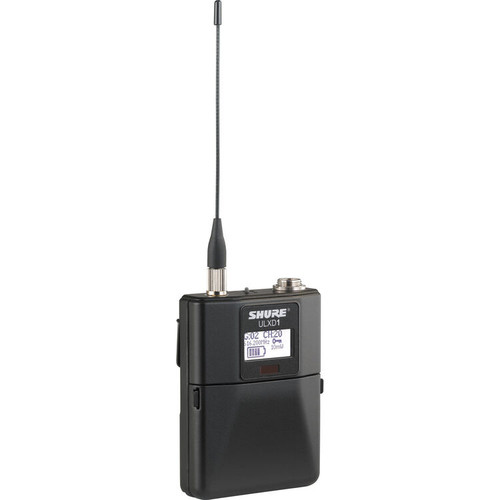Shure ULXD1LEMO3=-G57 Digital Wireless Bodypack Transmitter with 3-Pin LEMO (G57: 470 to 608 MHz) (ULXD1LEMO3=-G57)