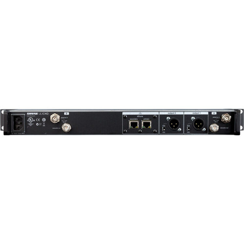 Shure ULXD4DGV=-G57 Dual-Channel Digital Wireless Receiver (G57: 470 to 608 MHz) (ULXD4DGV=-G57)