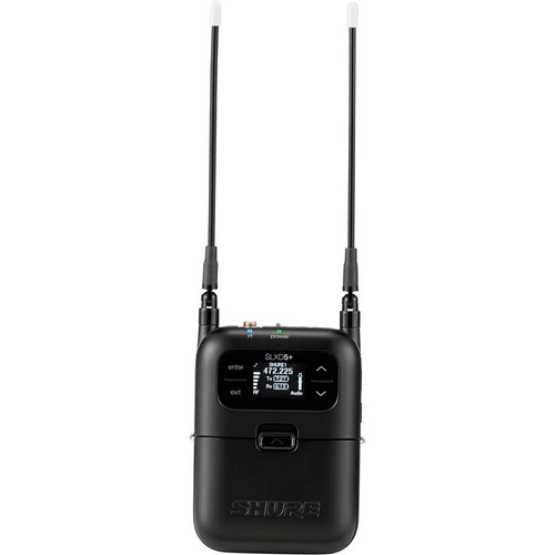 Shure SLXD5+=-G57 Digital Camera-Mount Wireless Receiver (G57: 470 to 608 MHz) (SLXD5+=-G57)