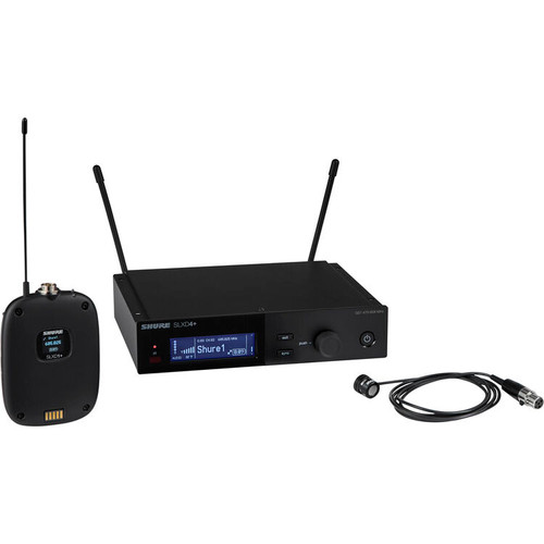 Shure SLXD14+/85M-G57 Digital Wireless Low-Profile Cardioid Lavalier Microphone System (G57: 470 to 608 MHz) (SLXD14+/85M-G57)