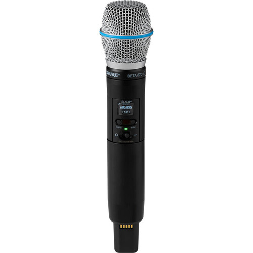 Shure SLXD24+/B87A-G57 Digital Wireless Handheld Microphone System with Beta 87A Capsule (G57: 470 to 608 MHz) (SLXD24+/B87A-G57)