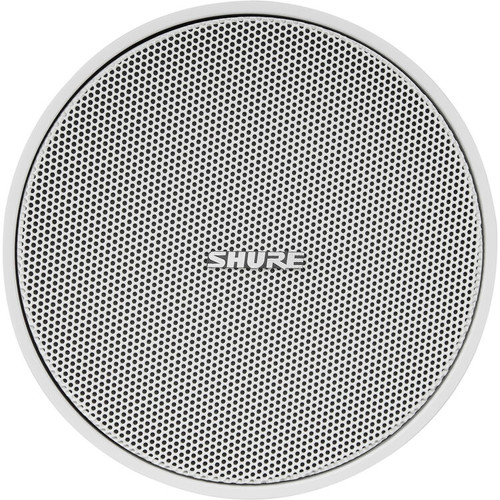 Shure MXP-1W Microflex Passive Mini-Pendant Conferencing Loudspeaker (White, Single) (MXP-1W)