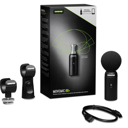 Shure MV88+W-Z7 Wireless Stereo Microphone for Mobile Devices (MV88+W-Z7)