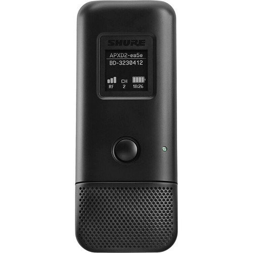 Shure MXW8X=-Z10 neXt Wireless Boundary Transmitter with Integrated Omnidirectional Mic (Black, 1.9 GHz) (MXW8X=-Z10)