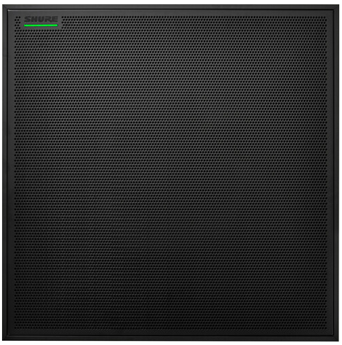 Shure MXA925B-S Ceiling Array Microphone, Black, Square (MXA925B-S)