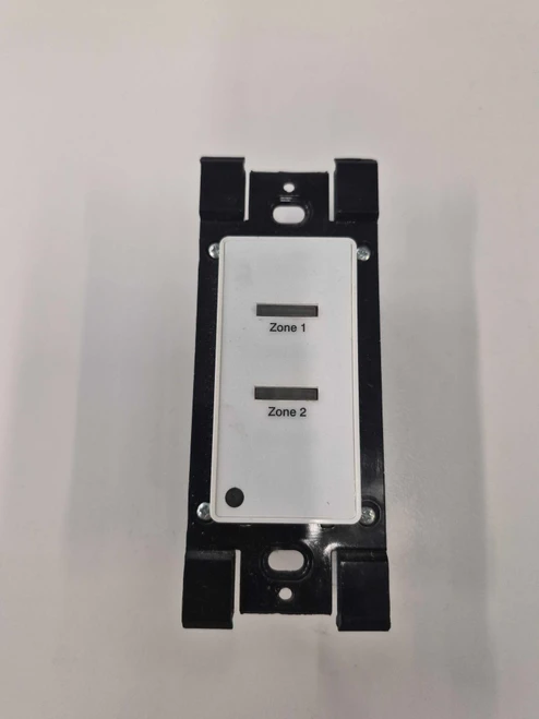Leviton ZMDSW-2W Z-MAX Digital Pushbutton Station, 02 Button, 1 Gang, White (ZMDSW-2W)