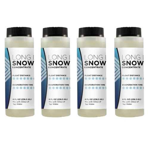 Froggy's Fog SC-LL-C04 Long Lasting Snow Fluid Concentrate (4 8oz Bottles) (SC-LL-C04)